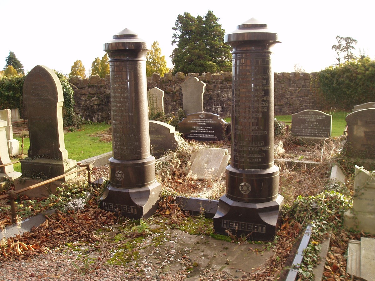 The graves of Joseph and Fanny Herbert